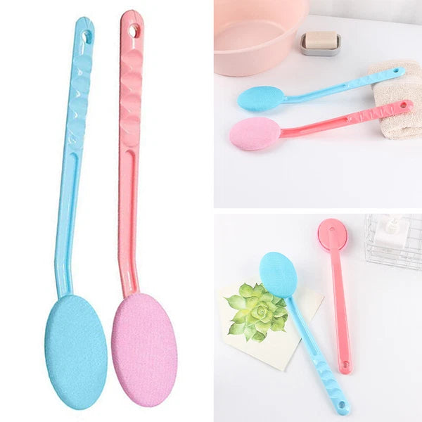Body Bath Brush Back Scrubber Lotion Self Applicator Back Brush Long HandlePR