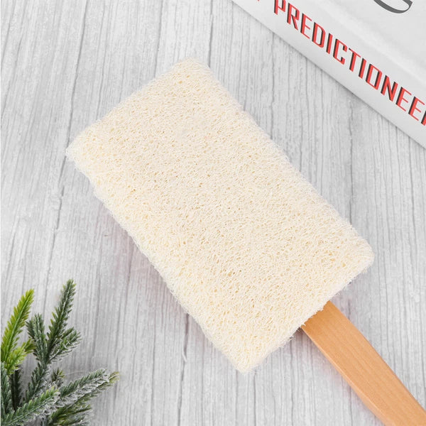 Loofer Shower Brush Exfoliating Body Natural Loofah Skin Cleansing