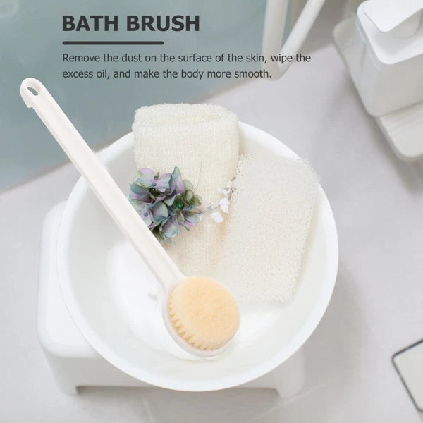 Back Scrubbing Brush Bath Body Brushes Shower Long Handles for Elderly