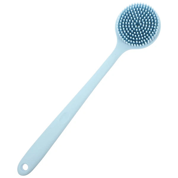 Silicone Bath Brush Back Cleaning Scrubber Man for Long Handle Shower