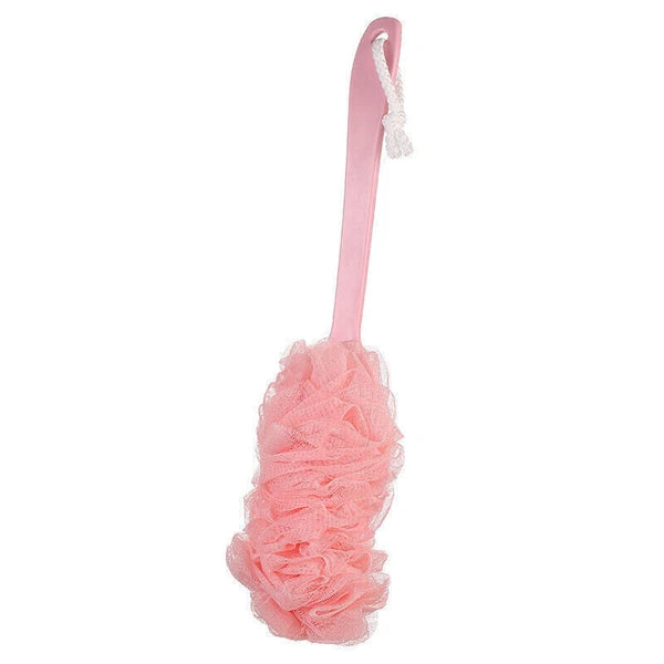 Bath Brush Loofah Soft Mesh Sponge Back Scrubber Long Handle Body Wash Shower