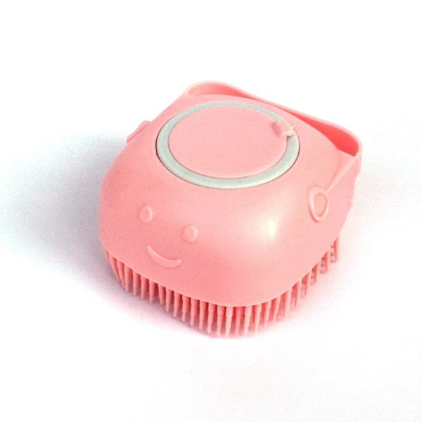Silicone Dog Bath Massage Gloves Brush Pet Cat Bathroom Cleaning Tool Comb Brush