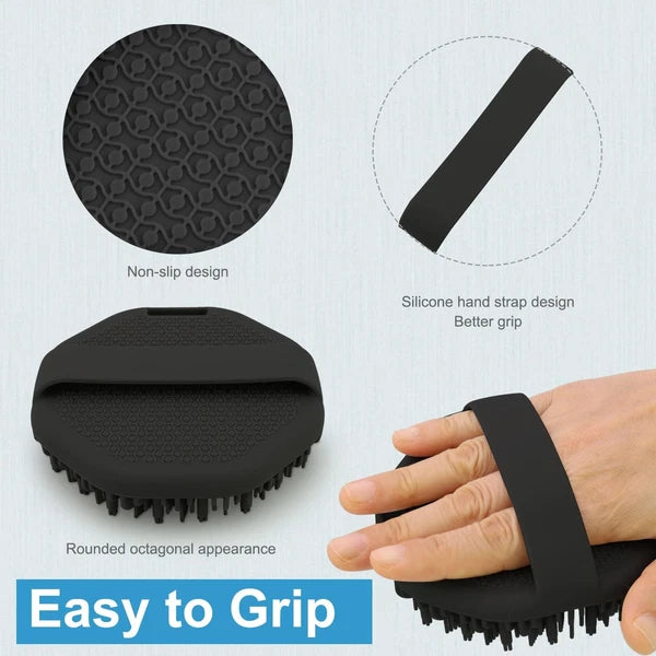 Silicone Body Scrubber, Body Wash Scrubber, Shower Scrubber for Body, Non-Sli...