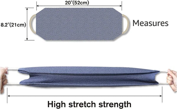EvridWear Exfoliating Back Scrubber for Shower Bath Shower Spa Skin One Size