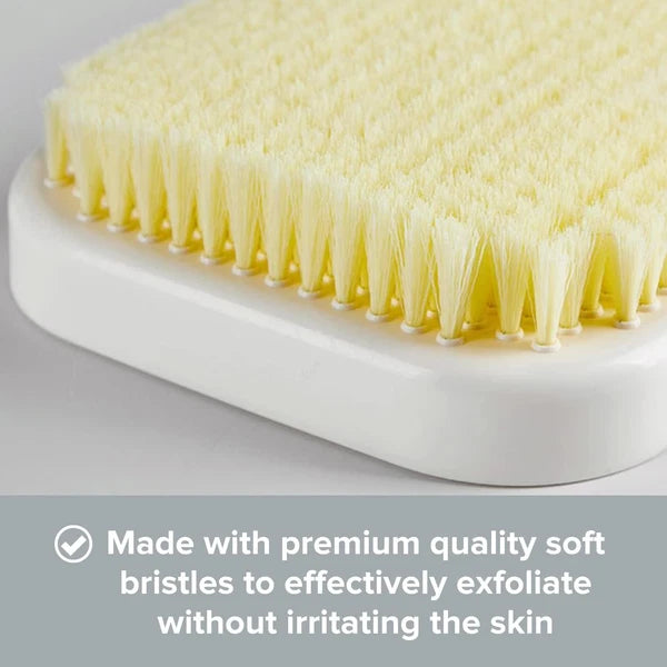 Wall Mounted Back Scrubber for Shower - Large Exfoliating Brush for Shower - ...
