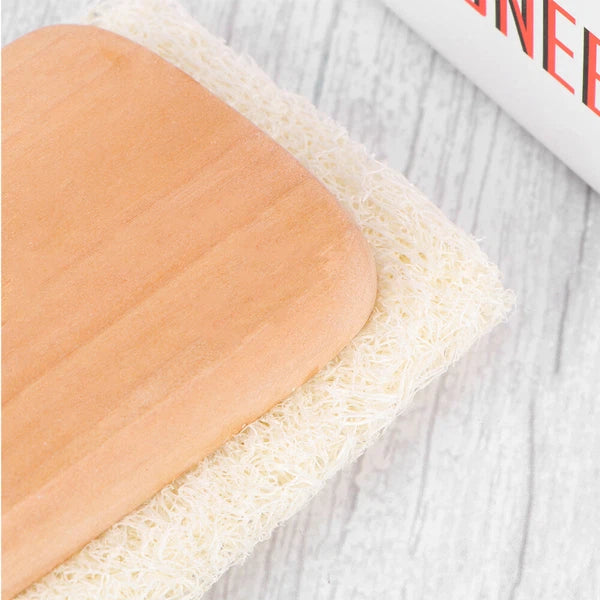 Loofer Shower Brush Exfoliating Body Natural Loofah Skin Cleansing