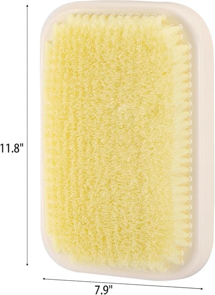 Wall Mounted Back Scrubber for Shower - Large Exfoliating Brush for Shower - Bat