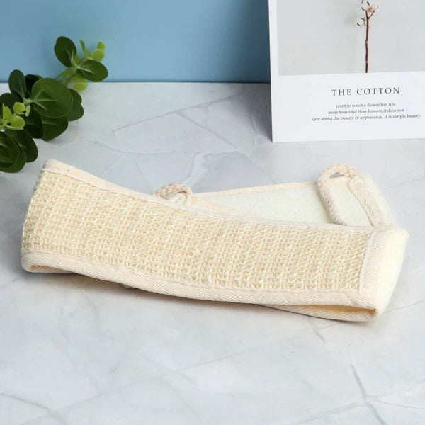 Exfoliating Bath Scrubber Shower Back Strap Loofah Spa Body Skin Brush Sponge US