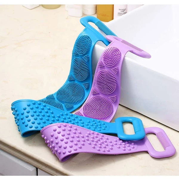 Long Handle Bath Body Brush Soft Back Shower Exfoliating Skin Scrubber Massager