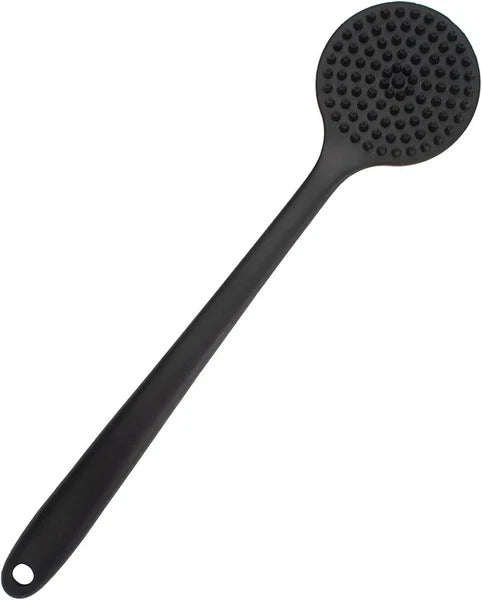 Silicone Body Scrubber Long Handle Back Scrubber for Shower Silicone Back Brush