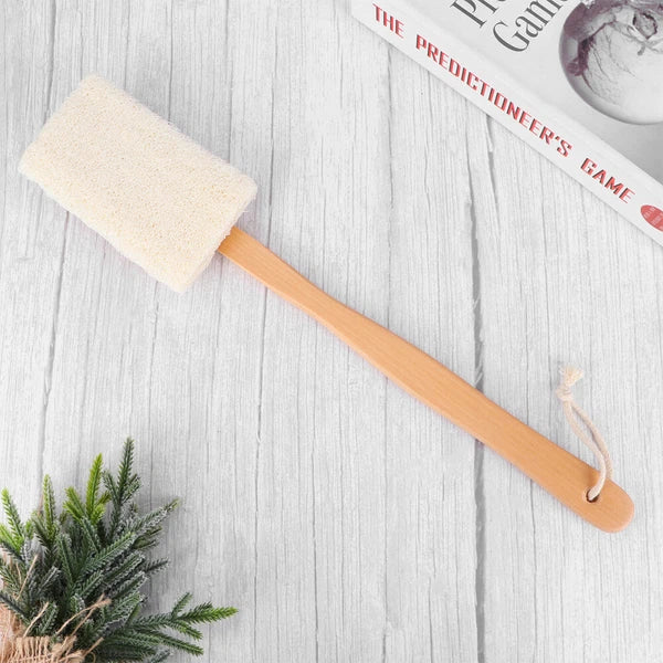 Loofer Shower Brush Exfoliating Body Natural Loofah Skin Cleansing