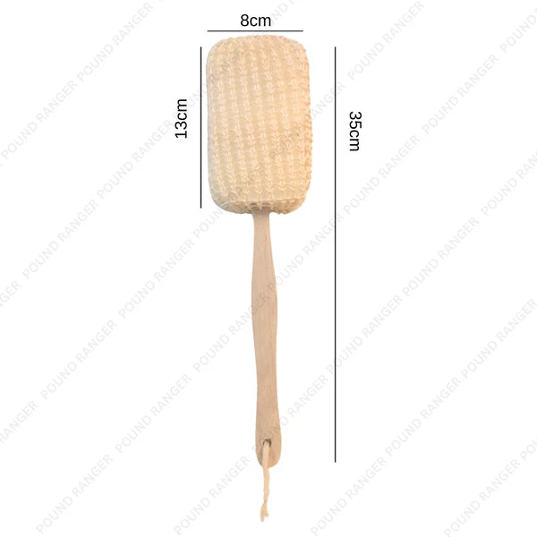 Long Handle Soft Bath Brush Back Scrubber Mesh Sponge Loofah Body Puff Shower
