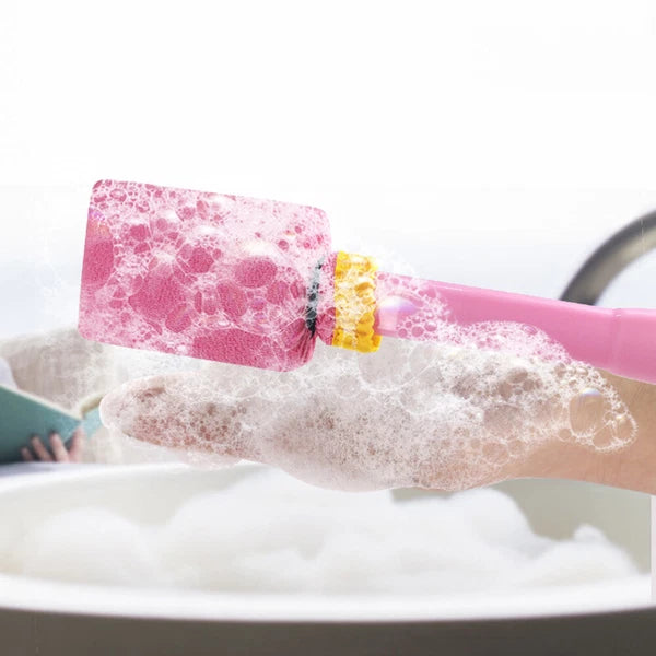 Shower Body Brush Long Handle Bath Brush Rubbing Back Bath (Random Color) UK