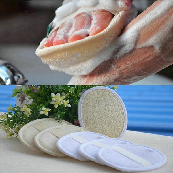 Natural Loofah Luffa Bath Shower Sponge Body Scrubber Exfoliator Washing Pad US